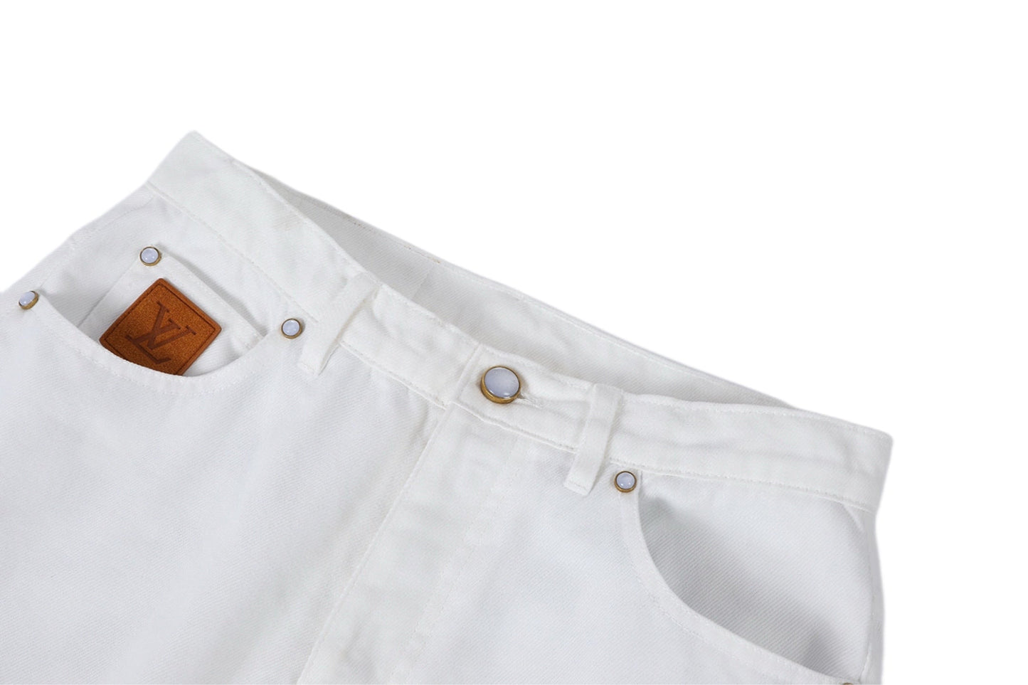 Louis 25ss embroidered jeans