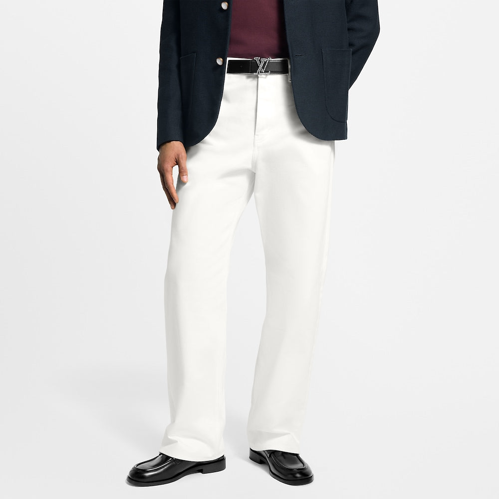 Louis 25ss embroidered jeans