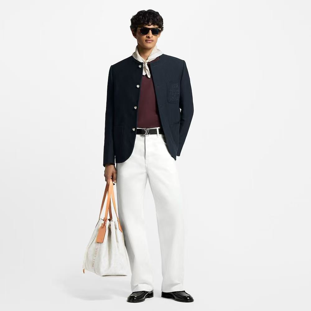 Louis 25ss embroidered jeans