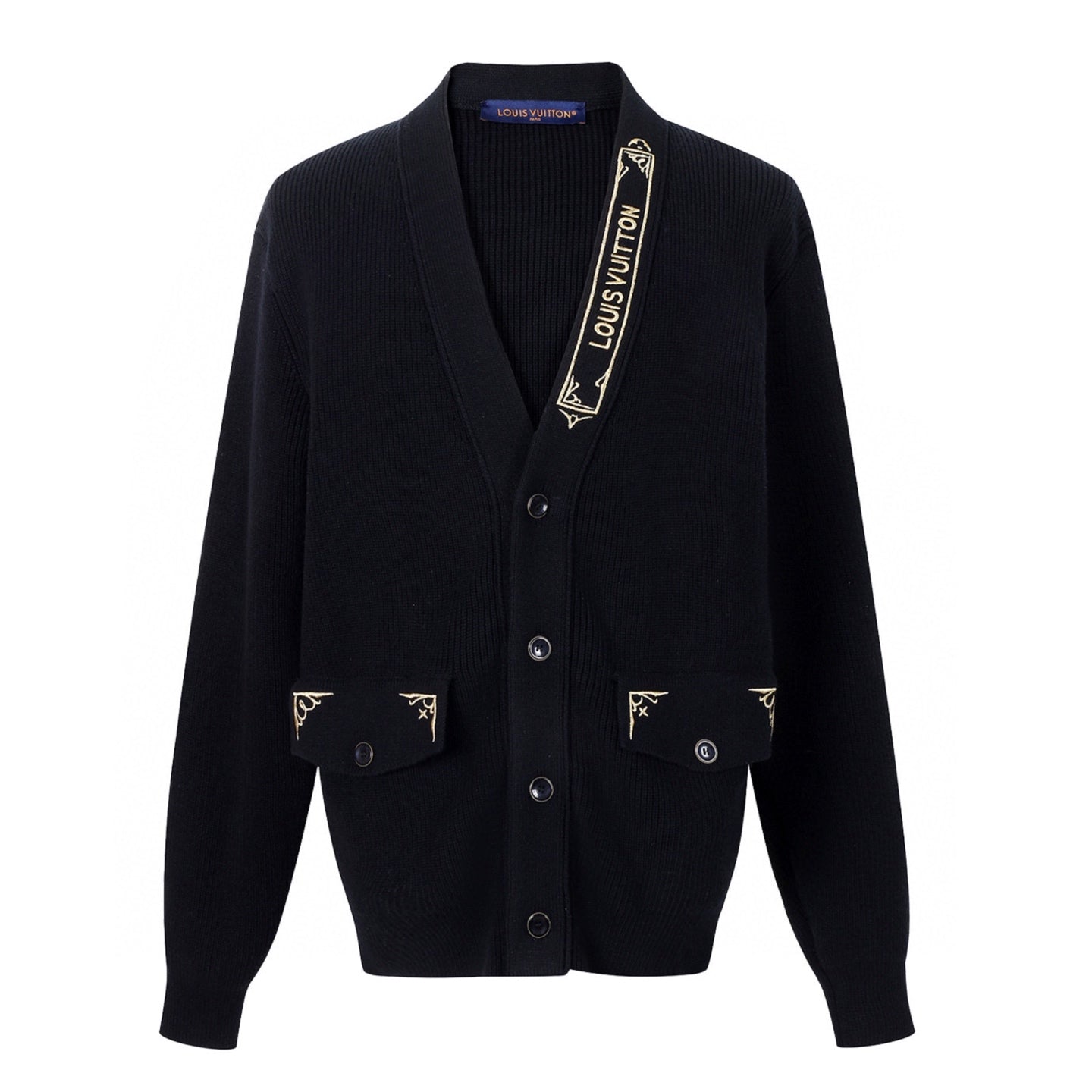 Louis 25ss embroidered cardigan