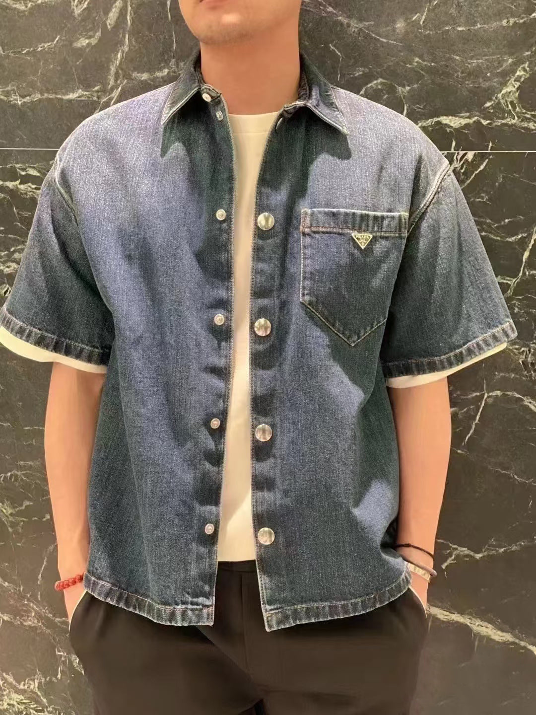 Pra 25ss denim shirt