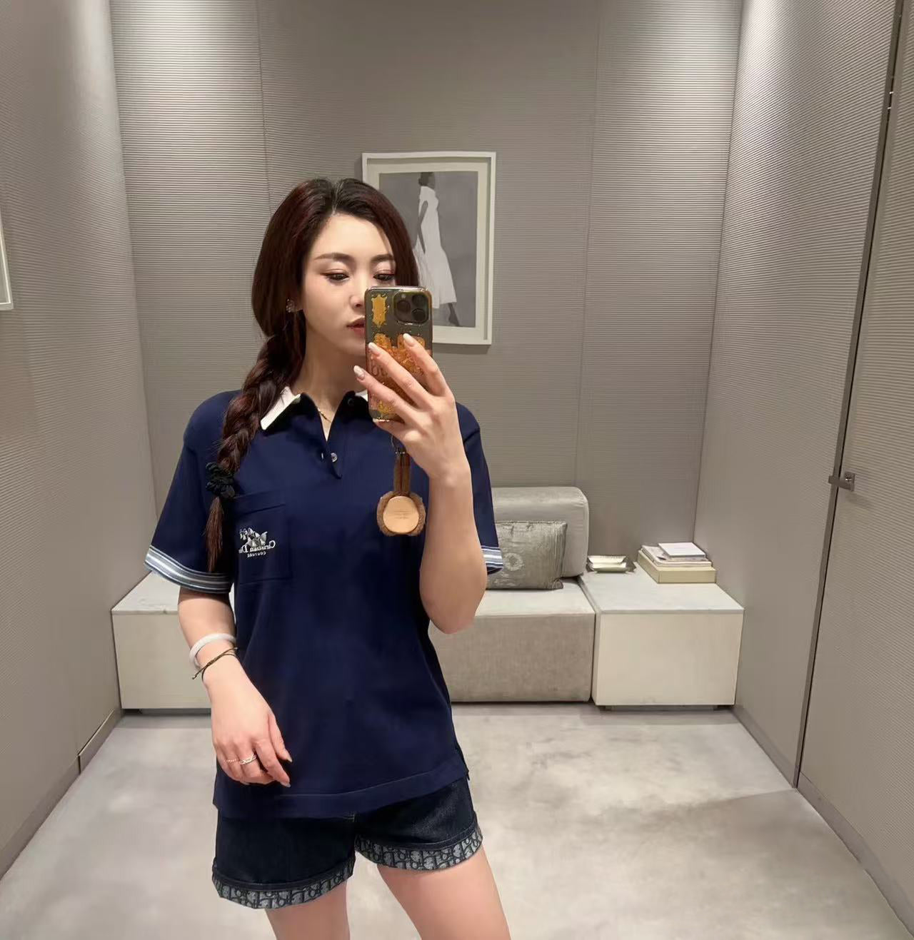 CD 25SS embroidered polo