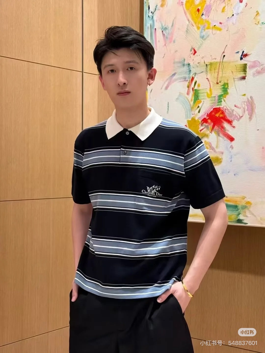 CD 25ss embroidered polo