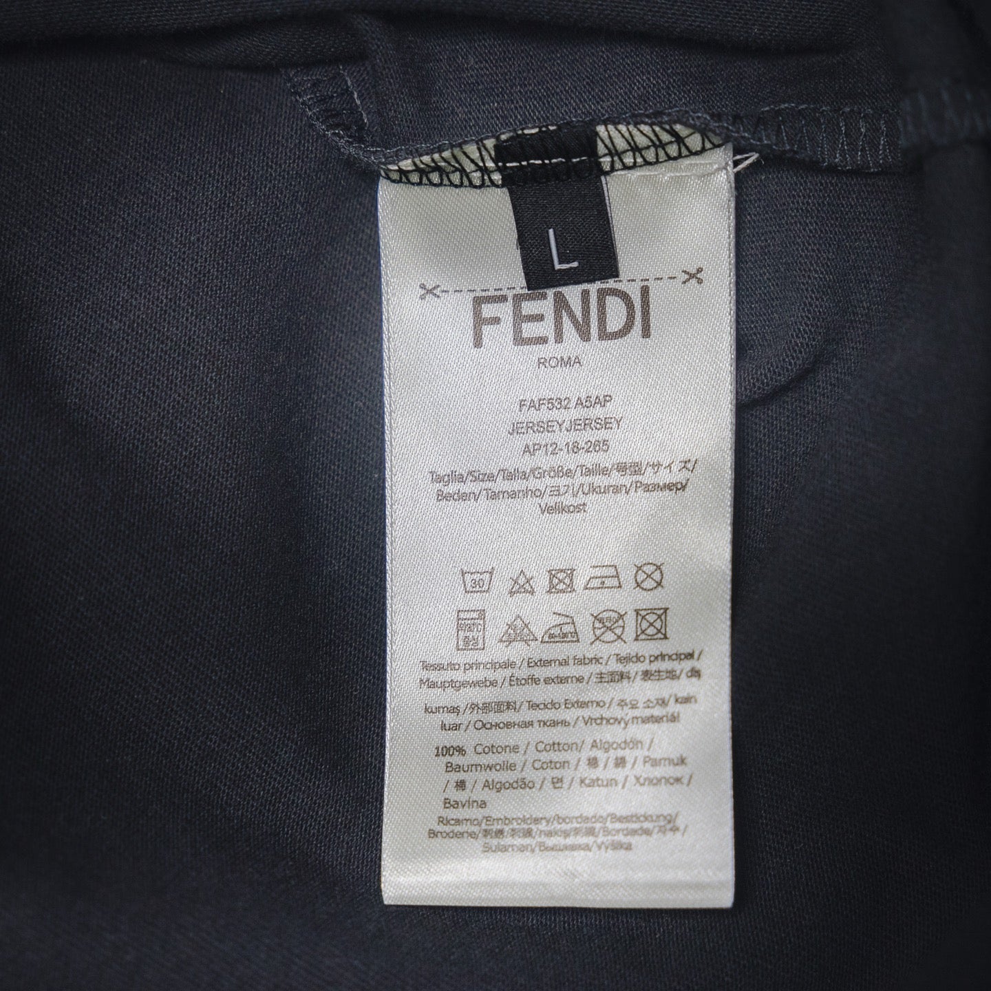 Fend 25ss webbing t-shirt