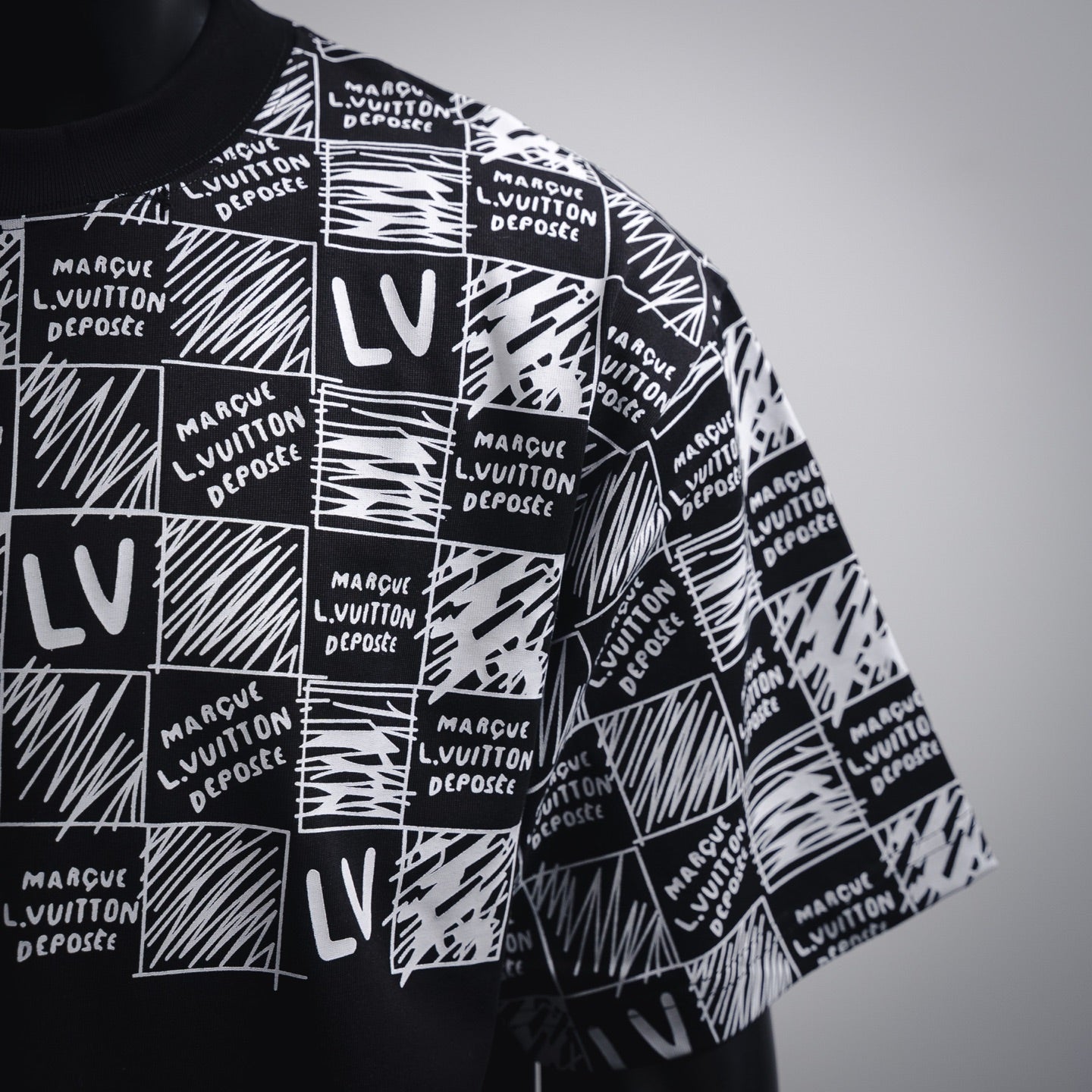Louis 25ss printed t-shirt