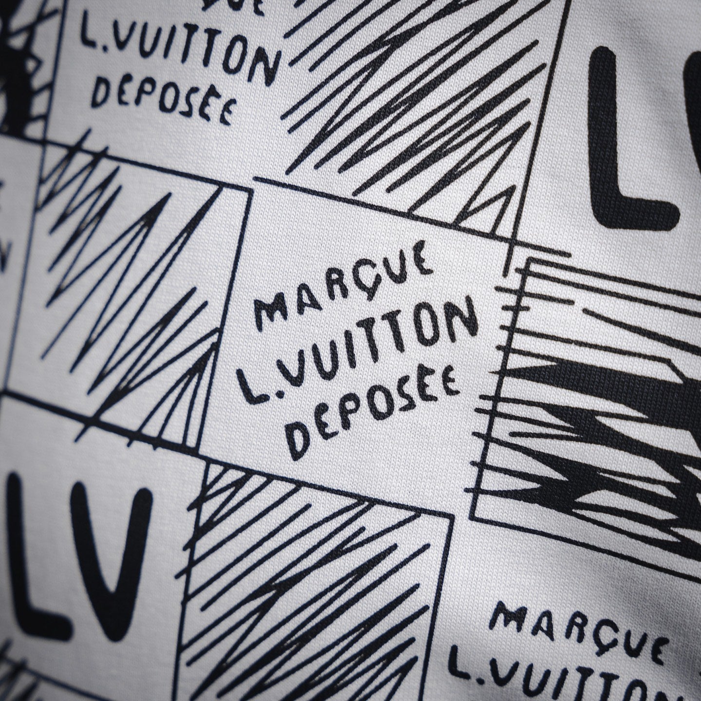 Louis 25ss printed t-shirt
