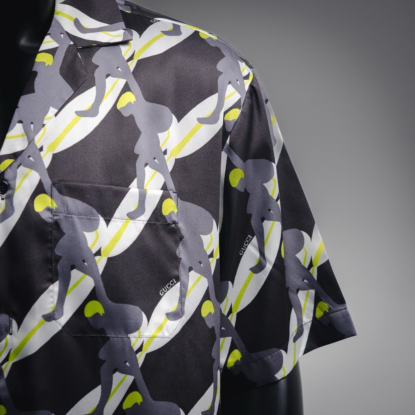 Guc 25ss silk shirt