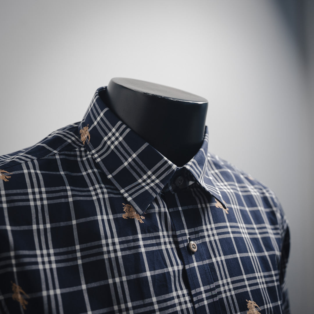Burb 25ss embroidered shirt