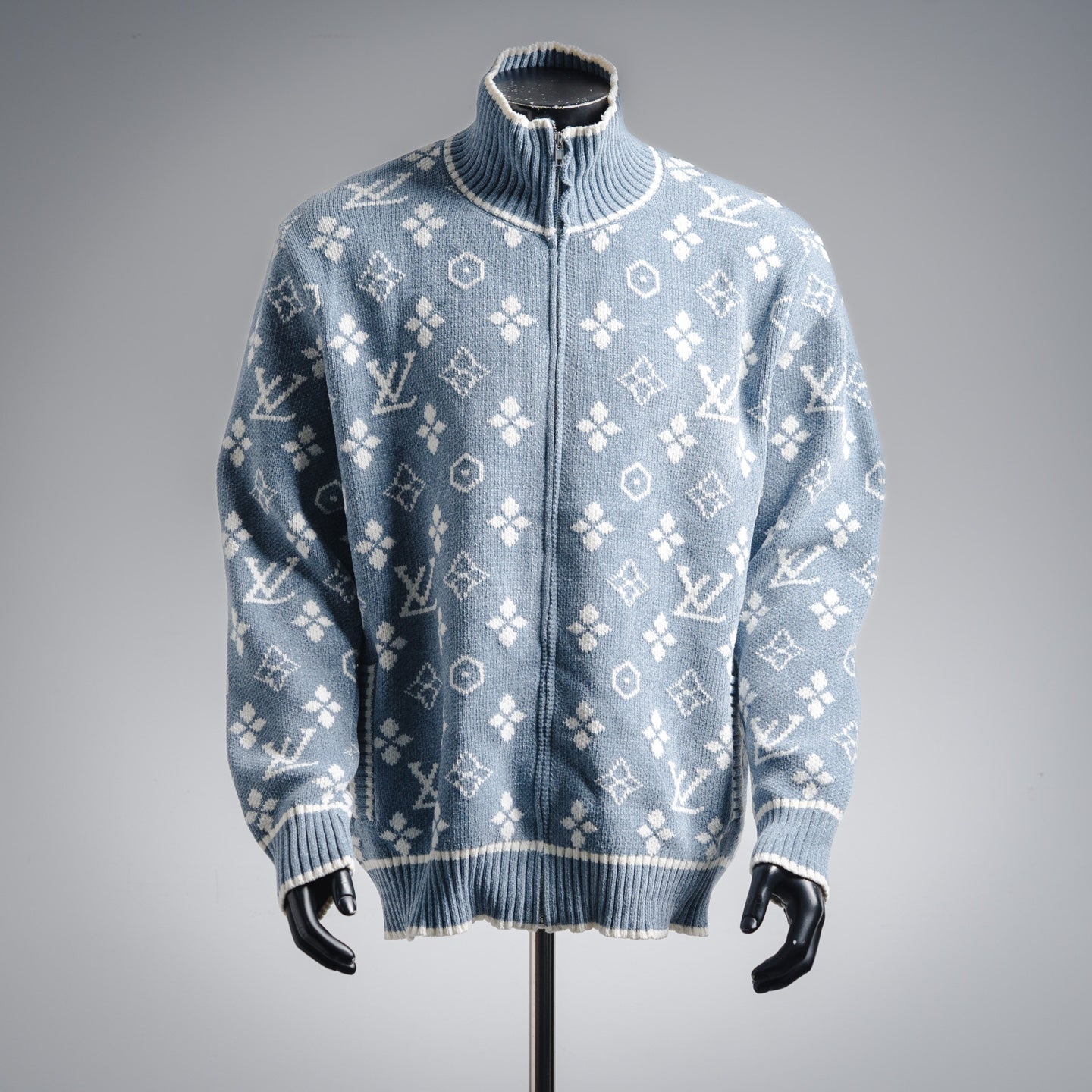 Louis 25fw jacquard cardigan