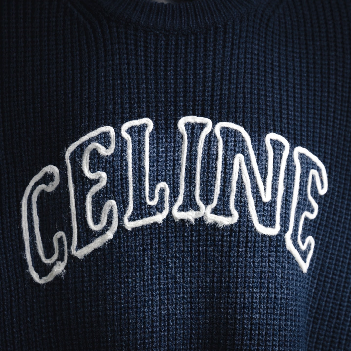 Celine 25fw embroidered hoodie