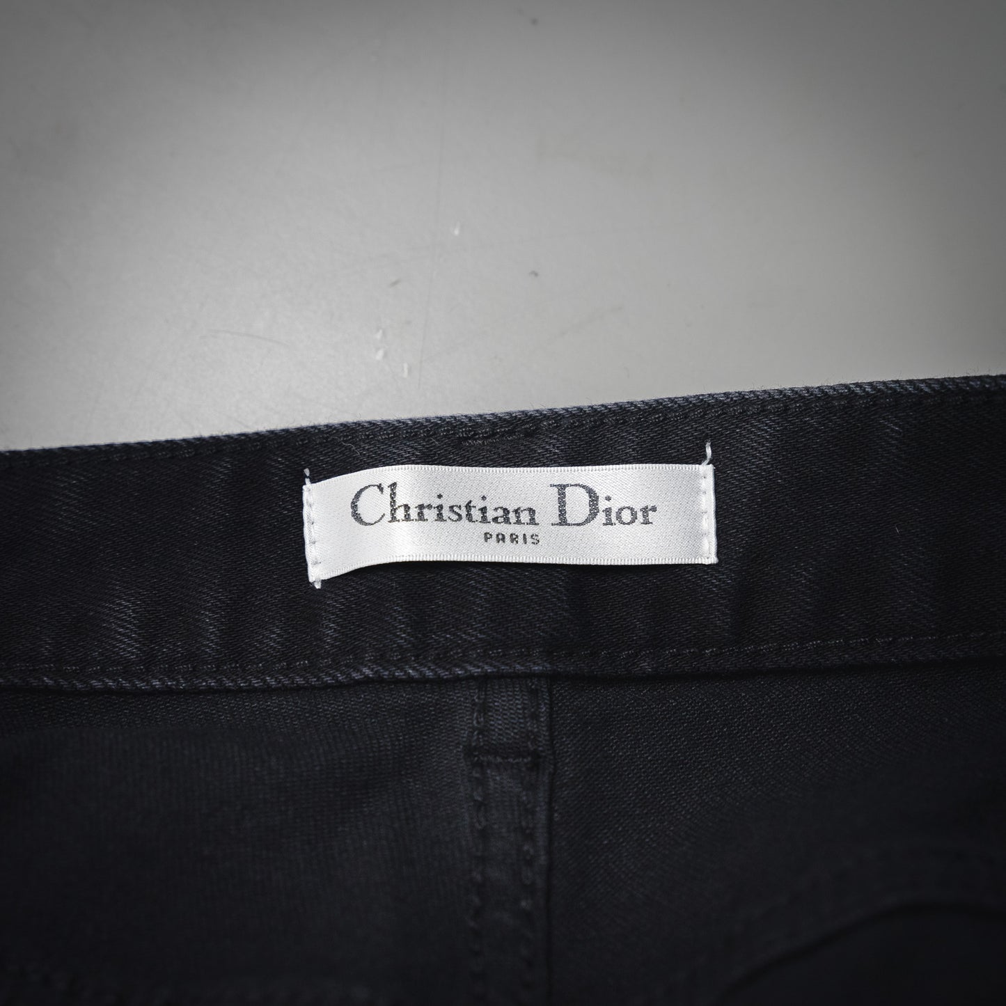 CD 25fw embroidered jeans