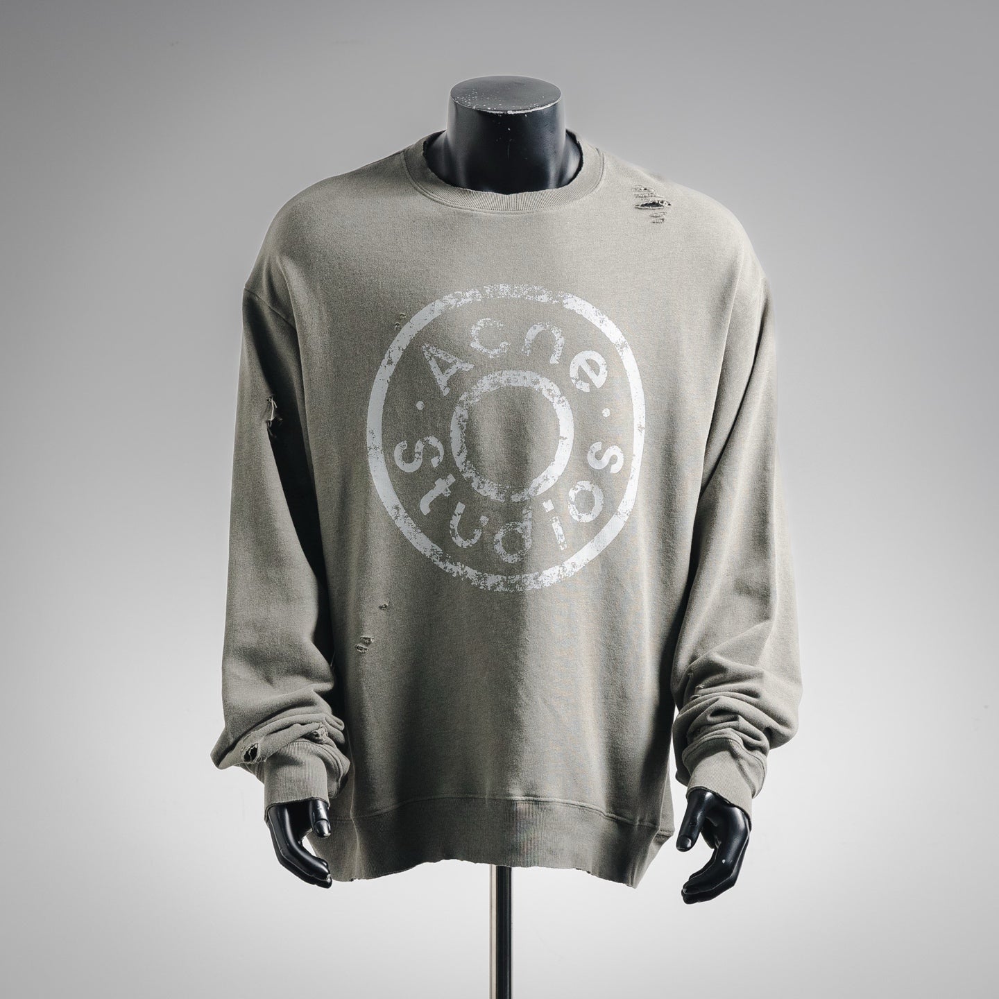 Acne 25fw printed hoodie