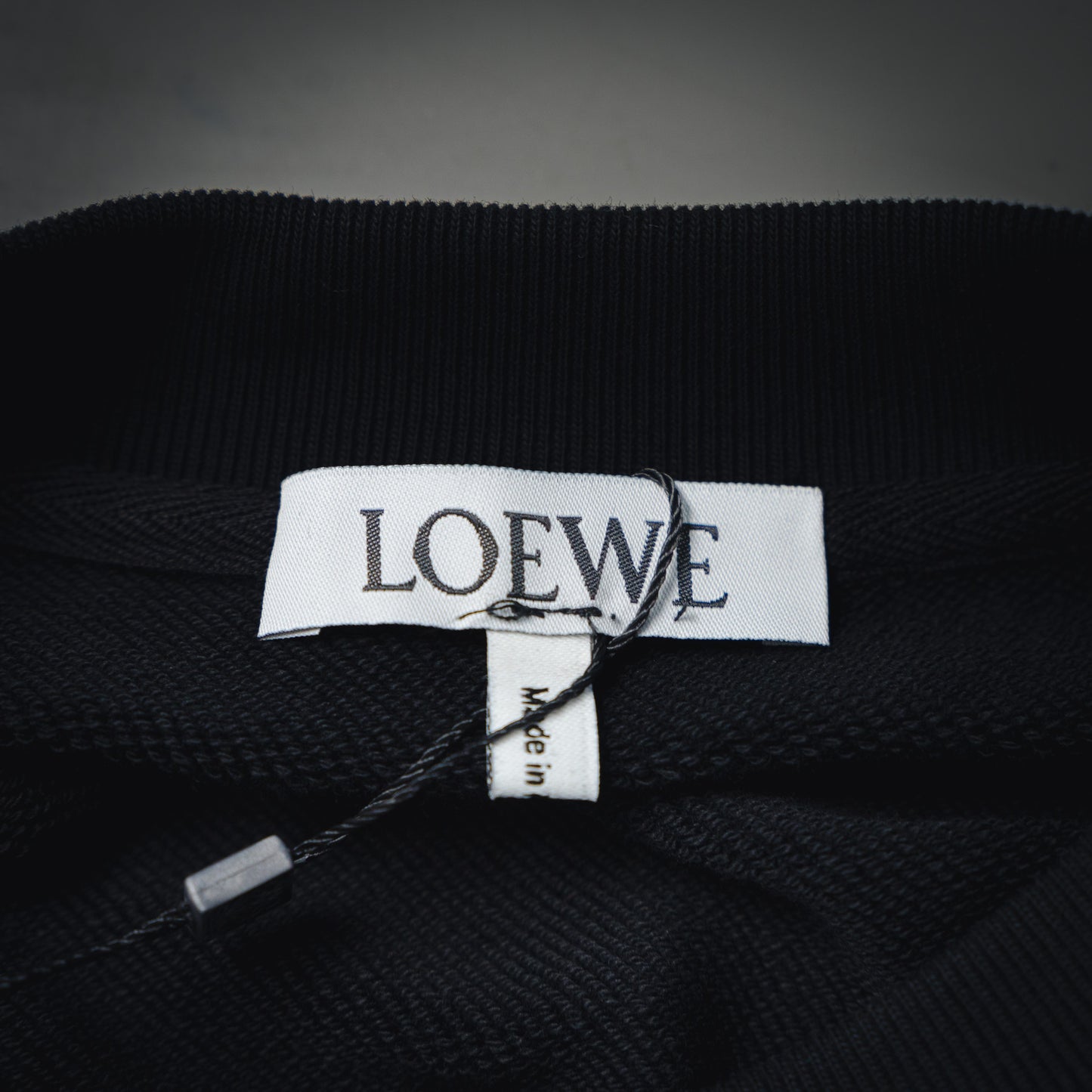 Loe 25fw embroidered hoodie
