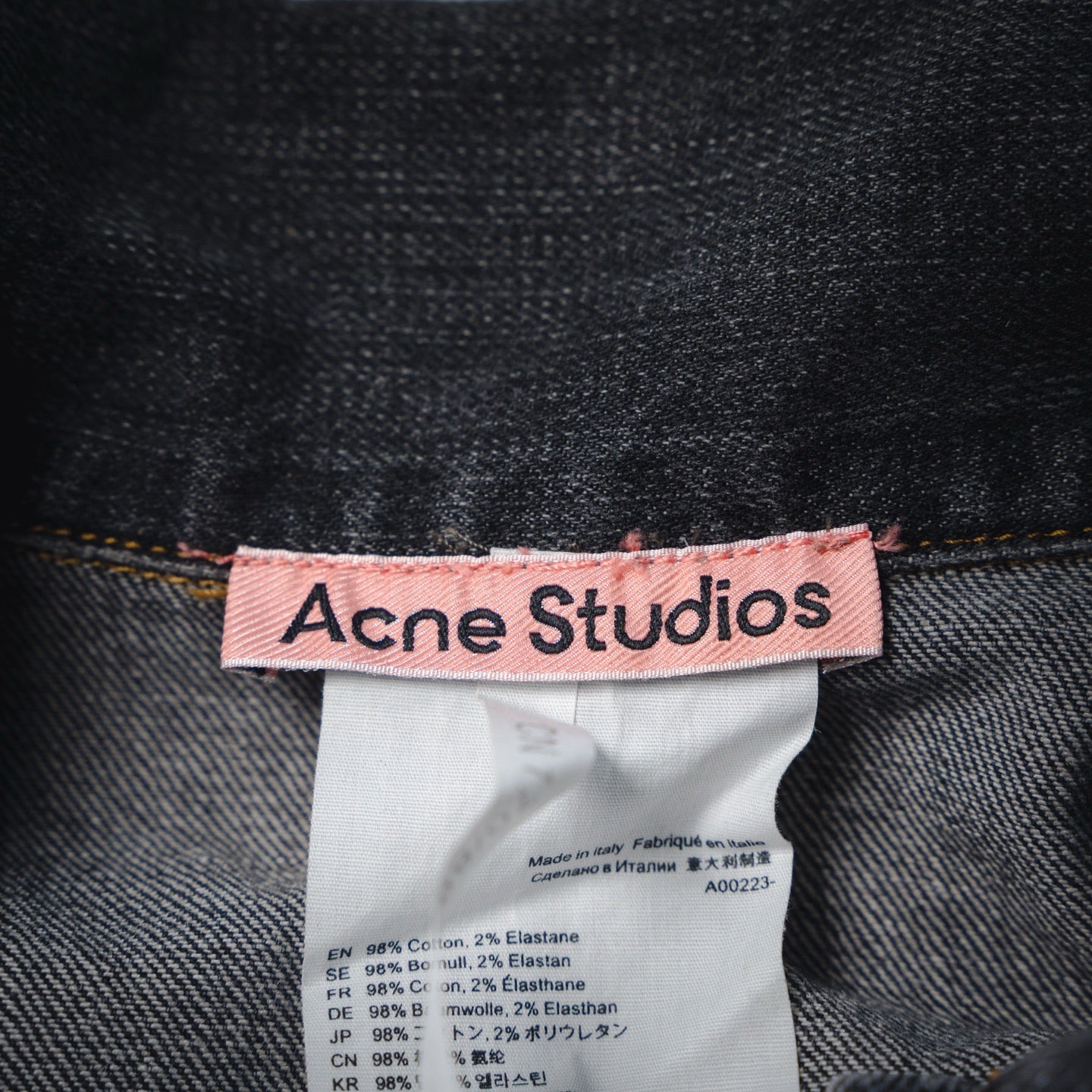Acne 25fw washed jacket