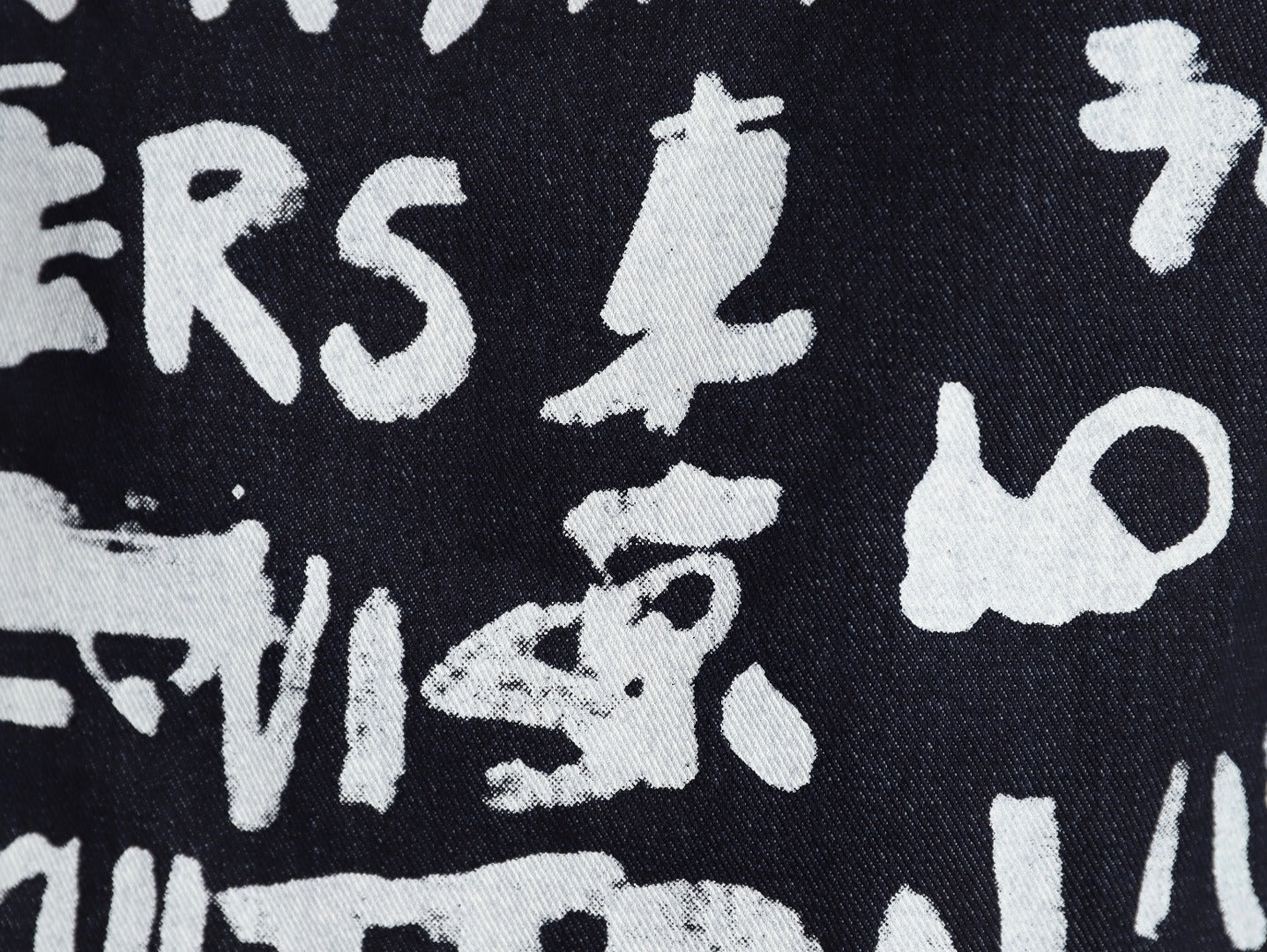 Louis 25fw grafflti jeans