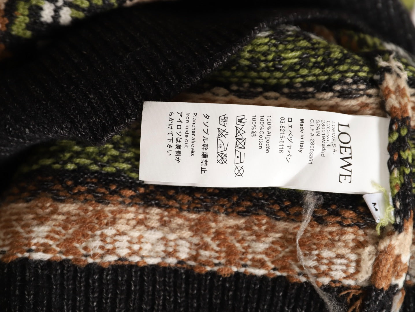 Loe 25fw knitted sweat