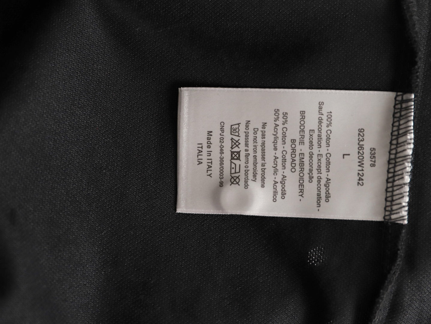 CD 25fw jacquard t-shirt