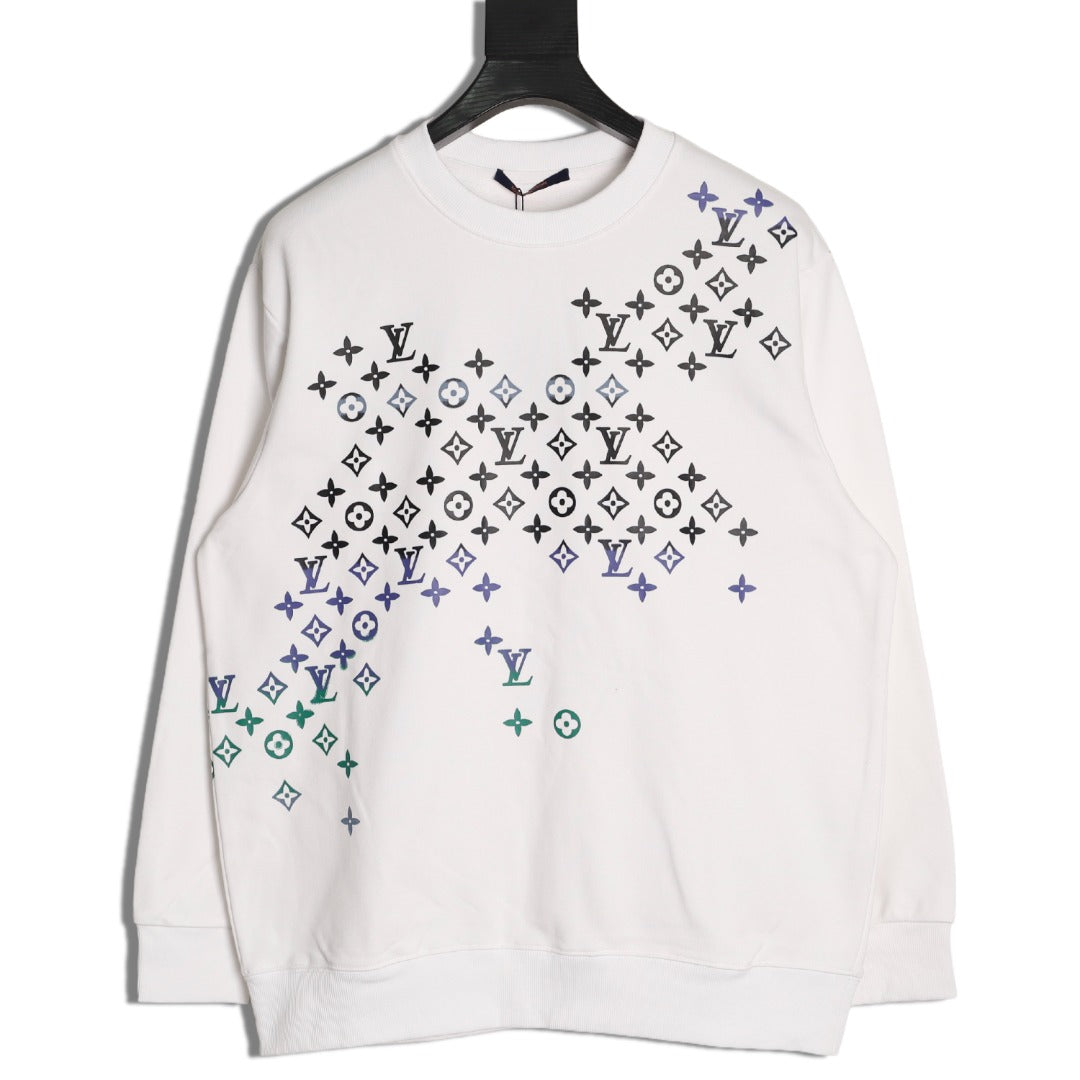 Louis 25fw printed hoodie