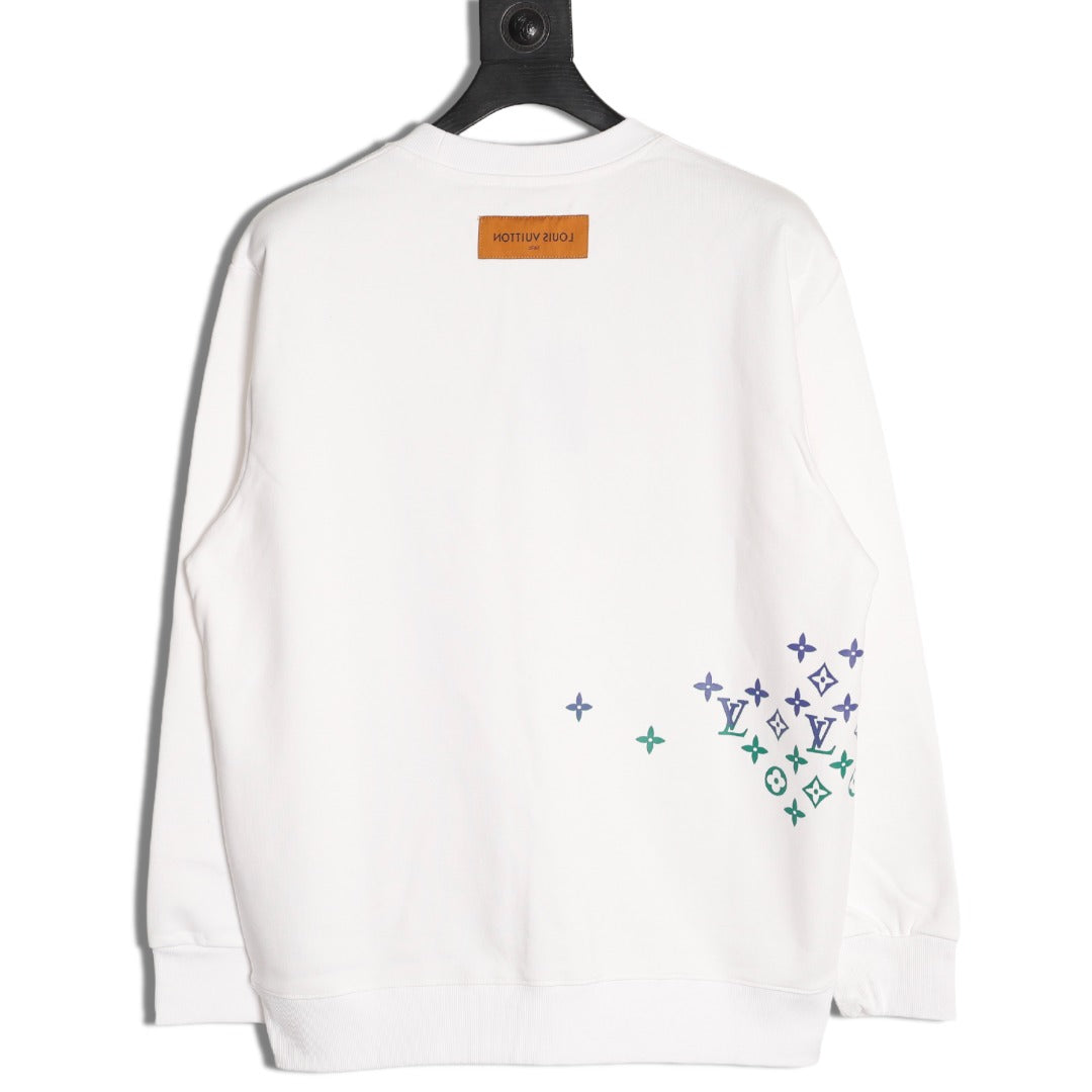 Louis 25fw printed hoodie