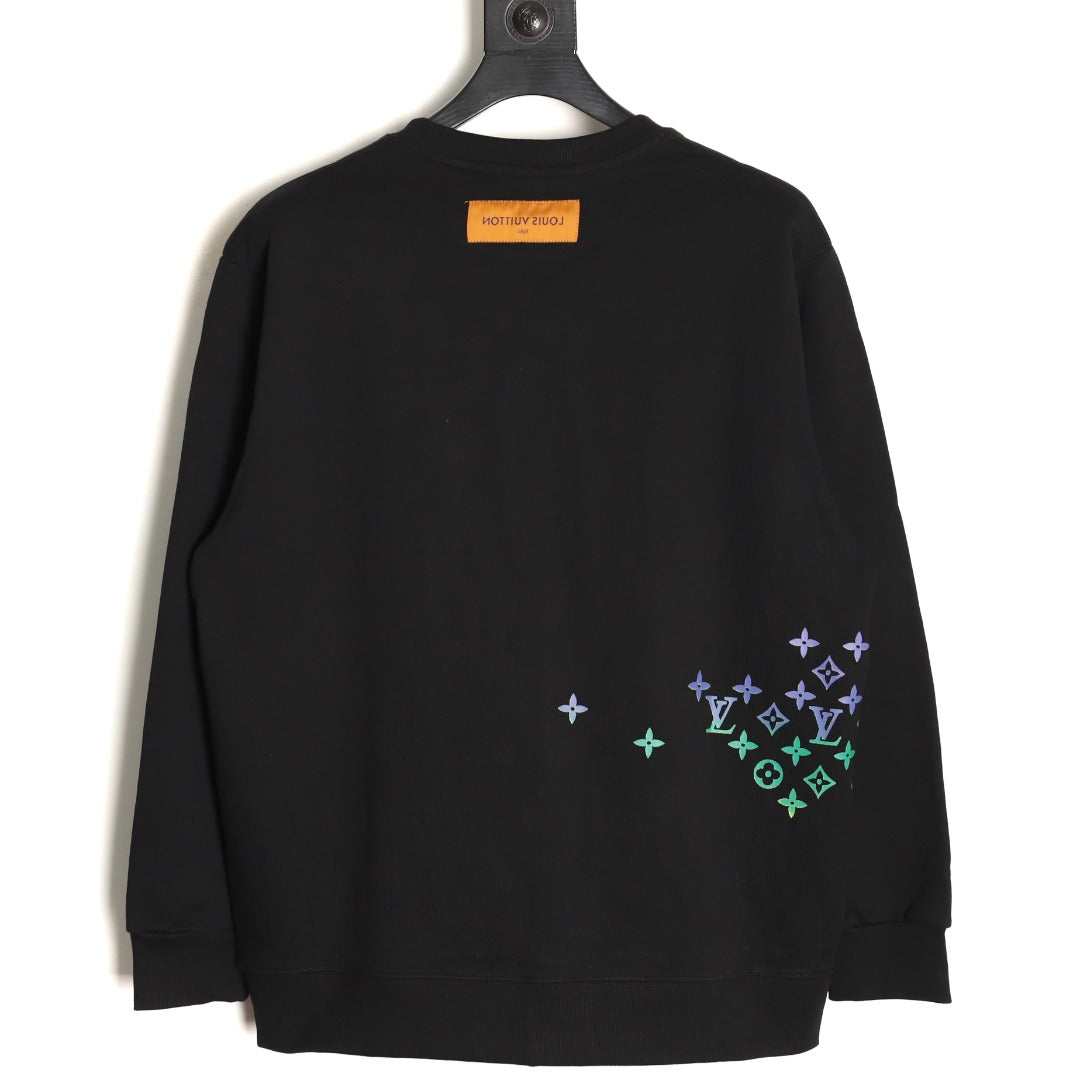 Louis 25fw printed hoodie