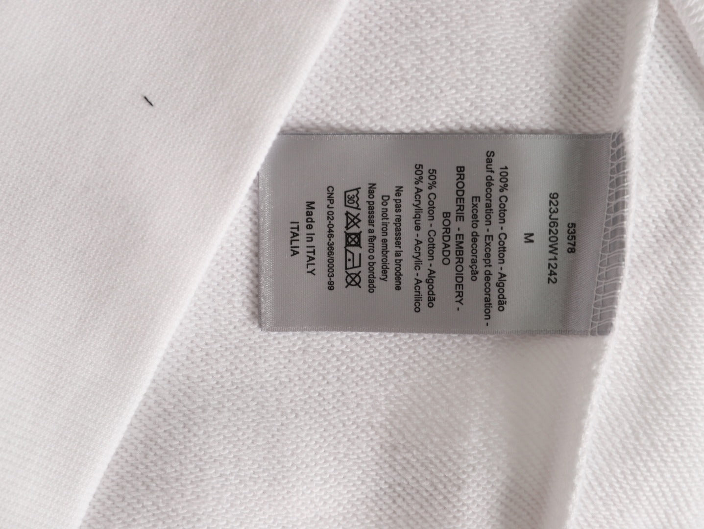 CD 25fw embroidered hoodie