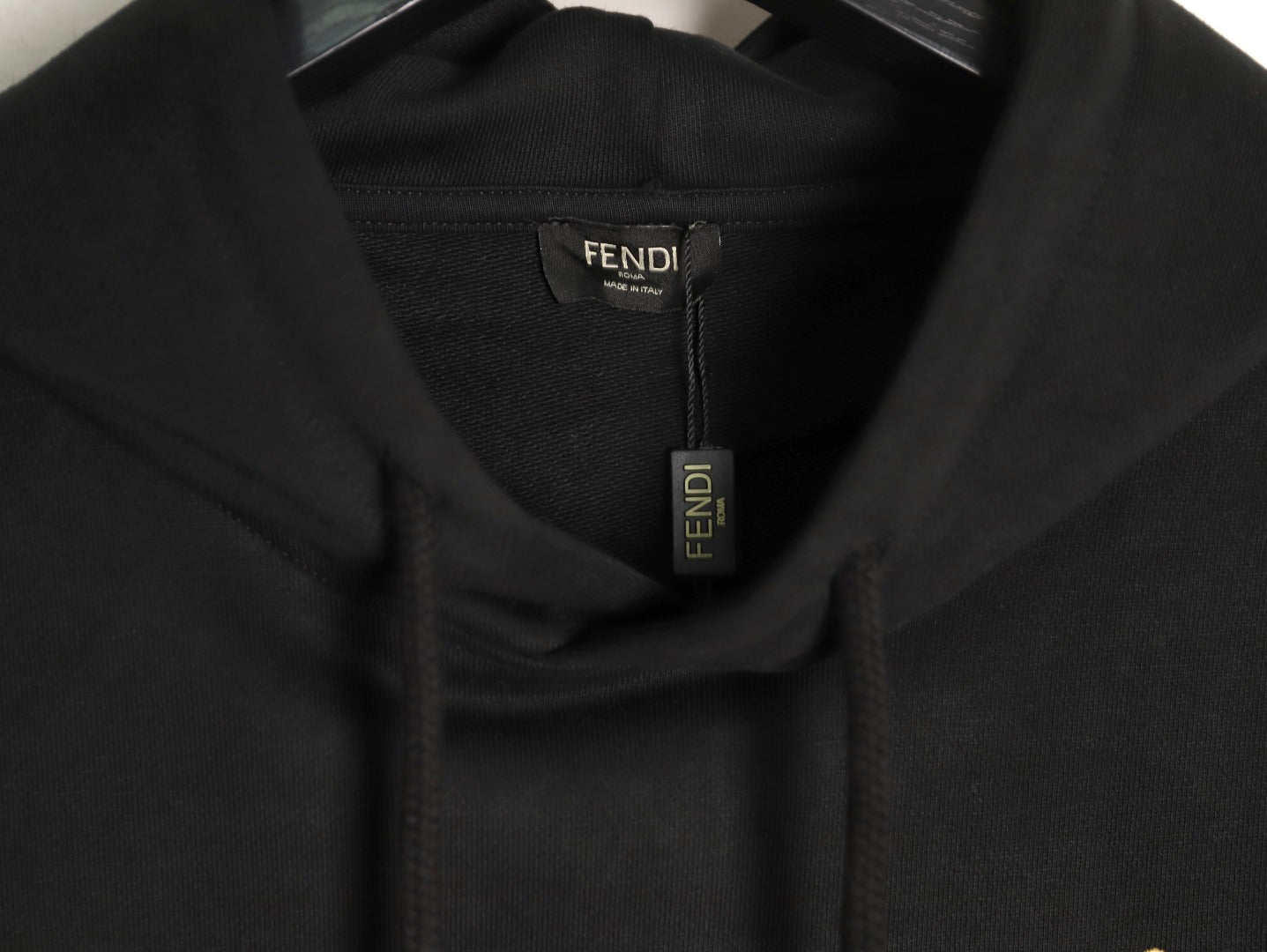 Fend 25fw embroidered hoodie