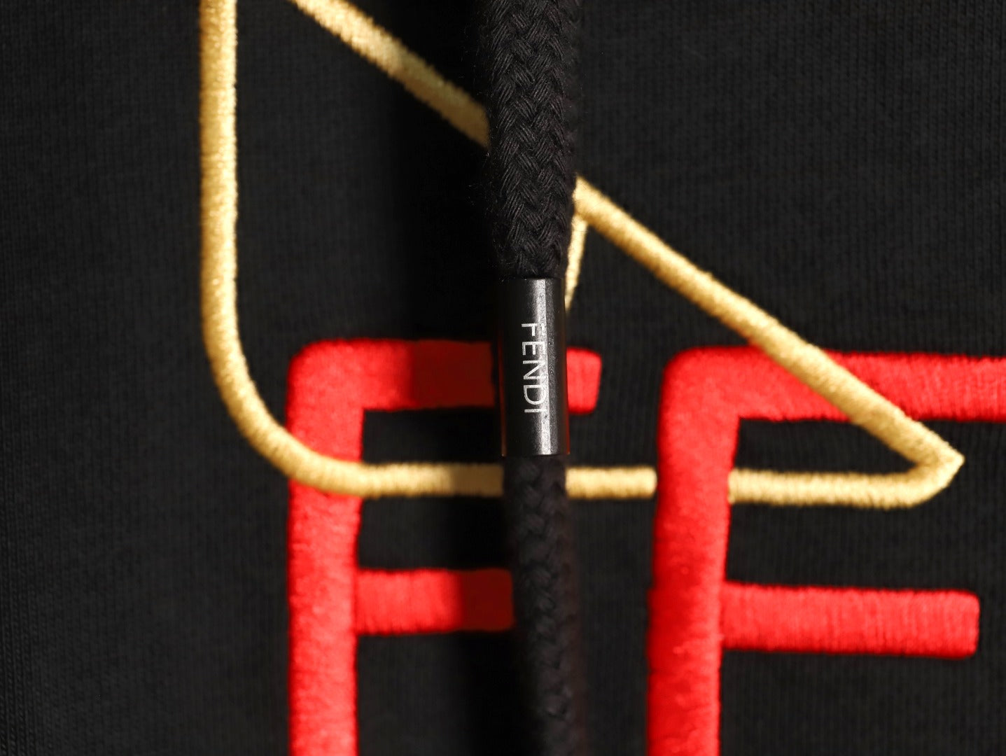 Fend 25fw embroidered hoodie