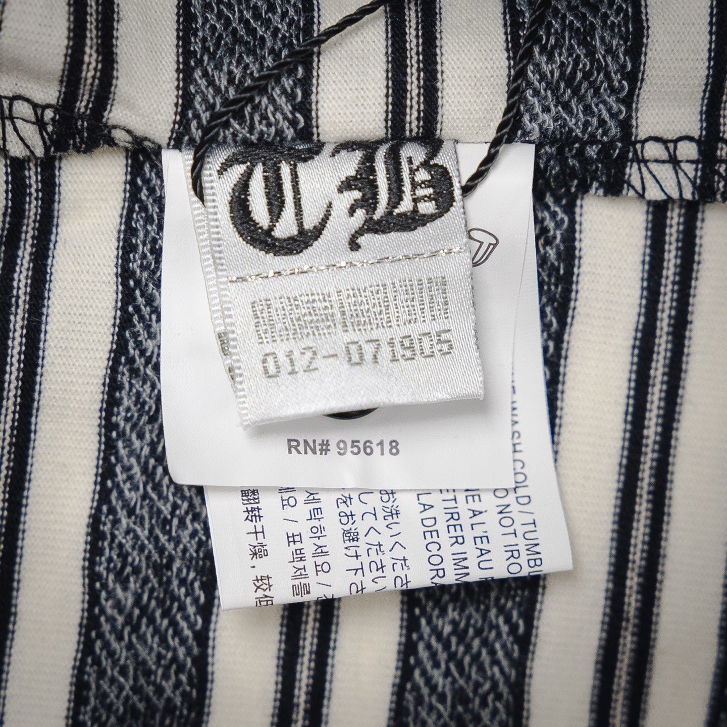 Chrome 25fw embroidered shirt