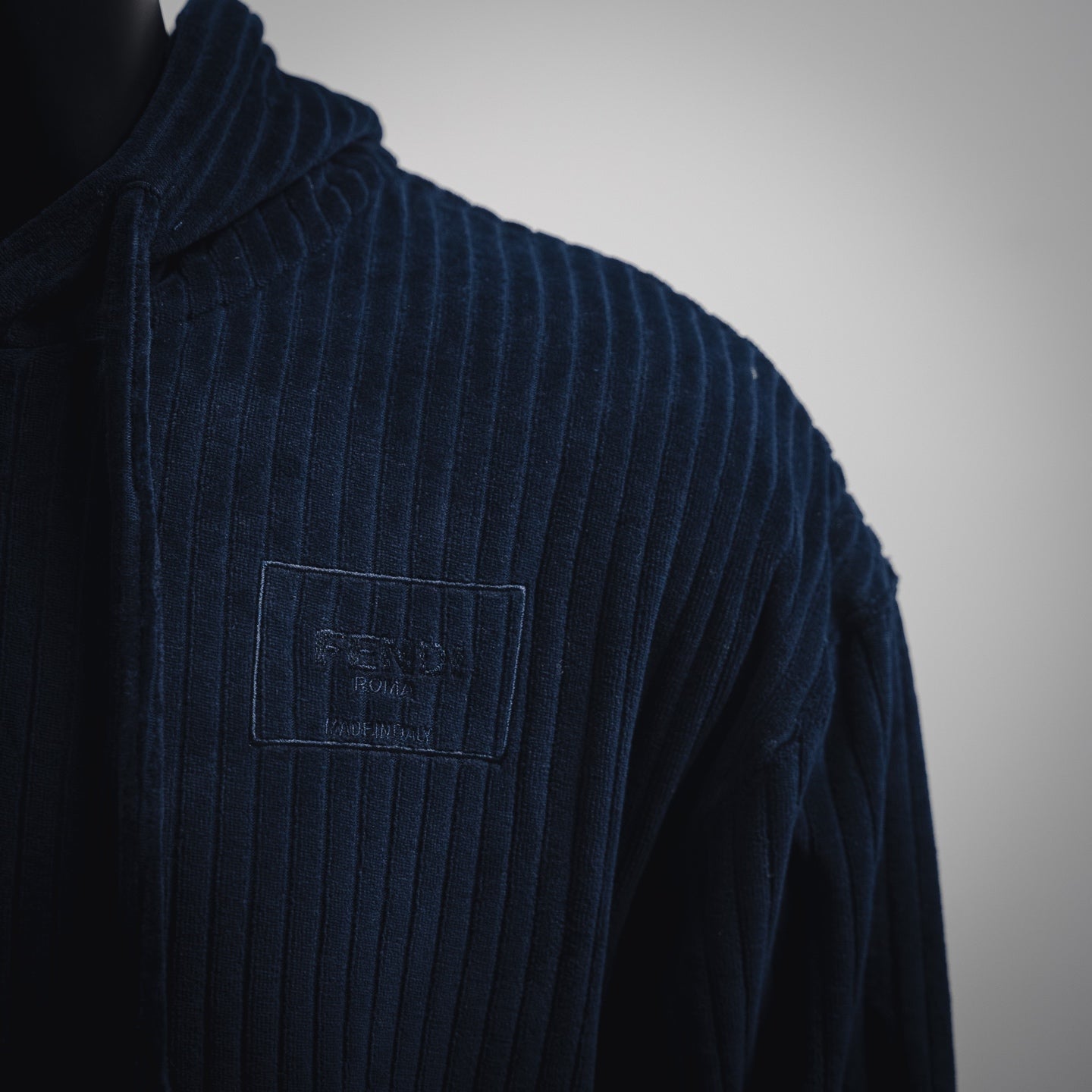 Fend 25fw jacquard hoodie