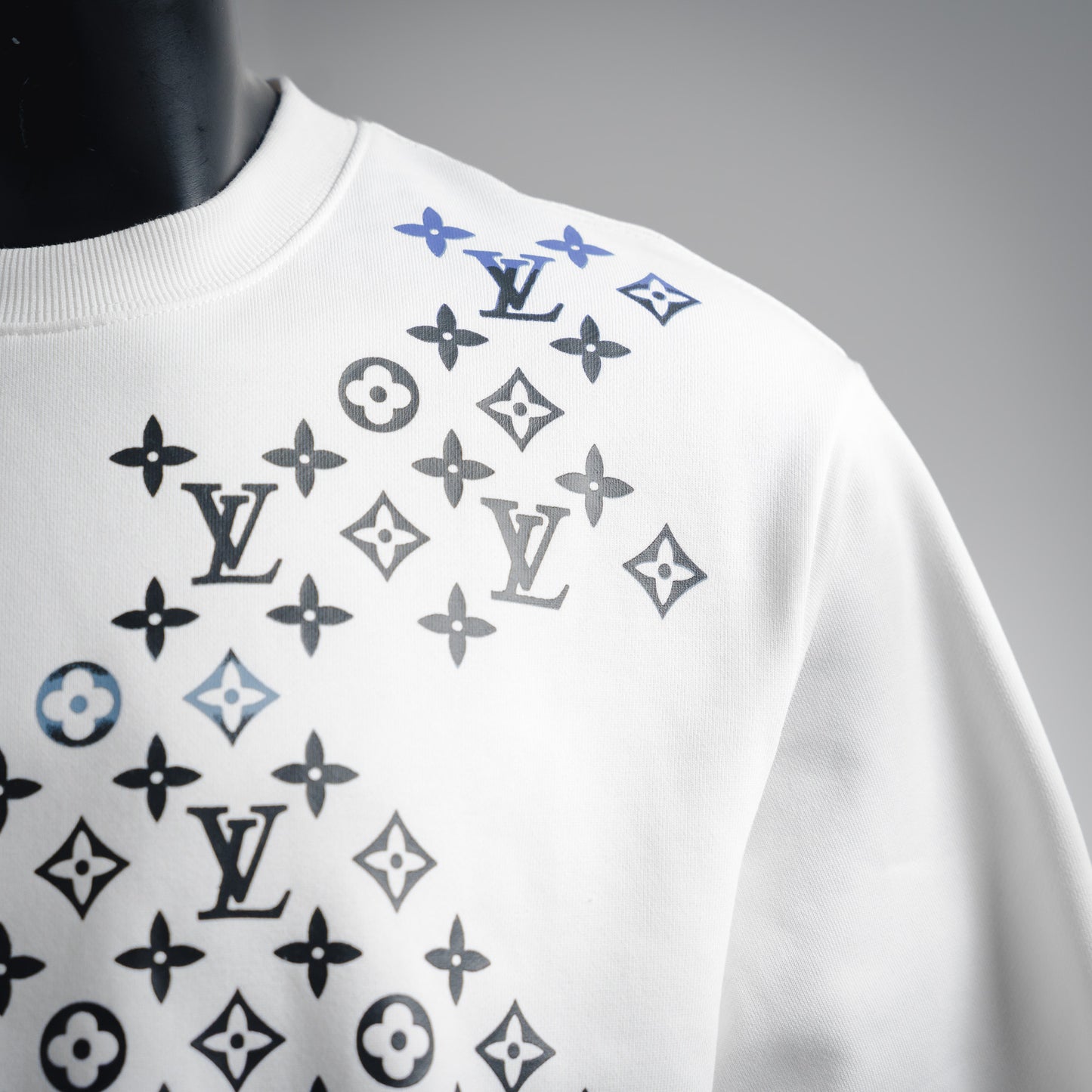 Louis 25fw printed hoodie