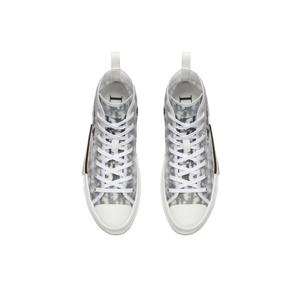 Dio limited edition high top canvas shoes