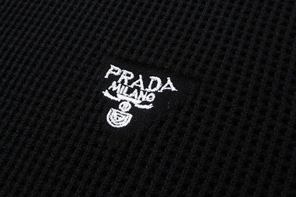 Pra hollow knit short sleeves