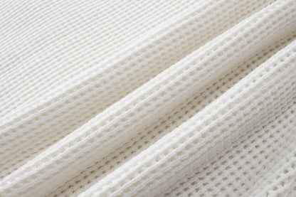 Pra hollow knit short sleeves