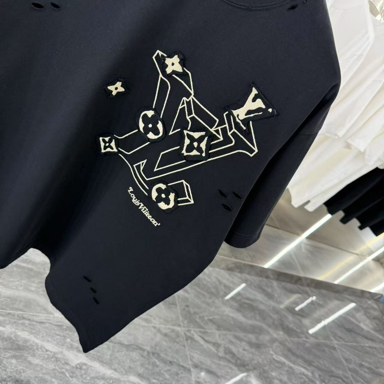 Louis 25ss patches t-shirt