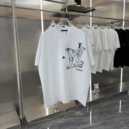 Louis 25ss patches t-shirt