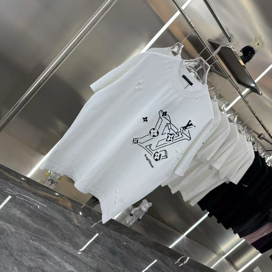 Louis 25ss patches t-shirt
