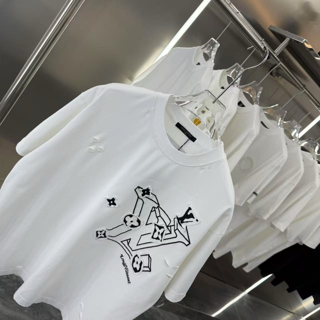 Louis 25ss patches t-shirt