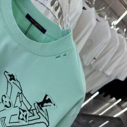 Louis 25ss patches t-shirt