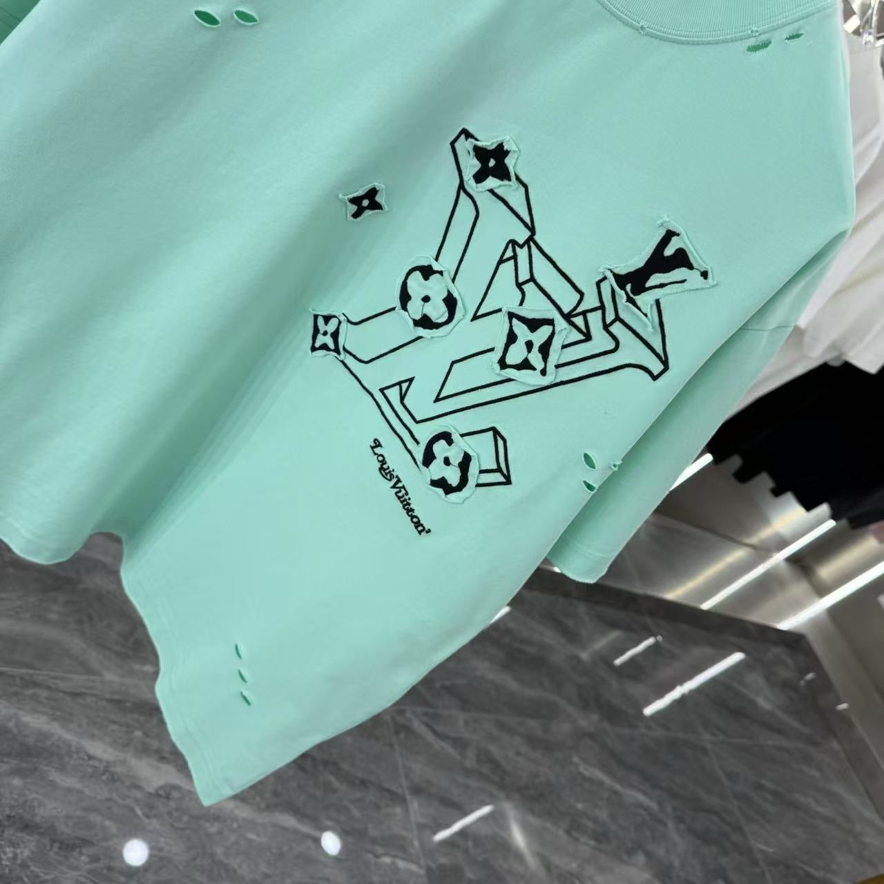 Louis 25ss patches t-shirt