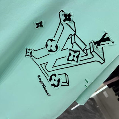 Louis 25ss patches t-shirt