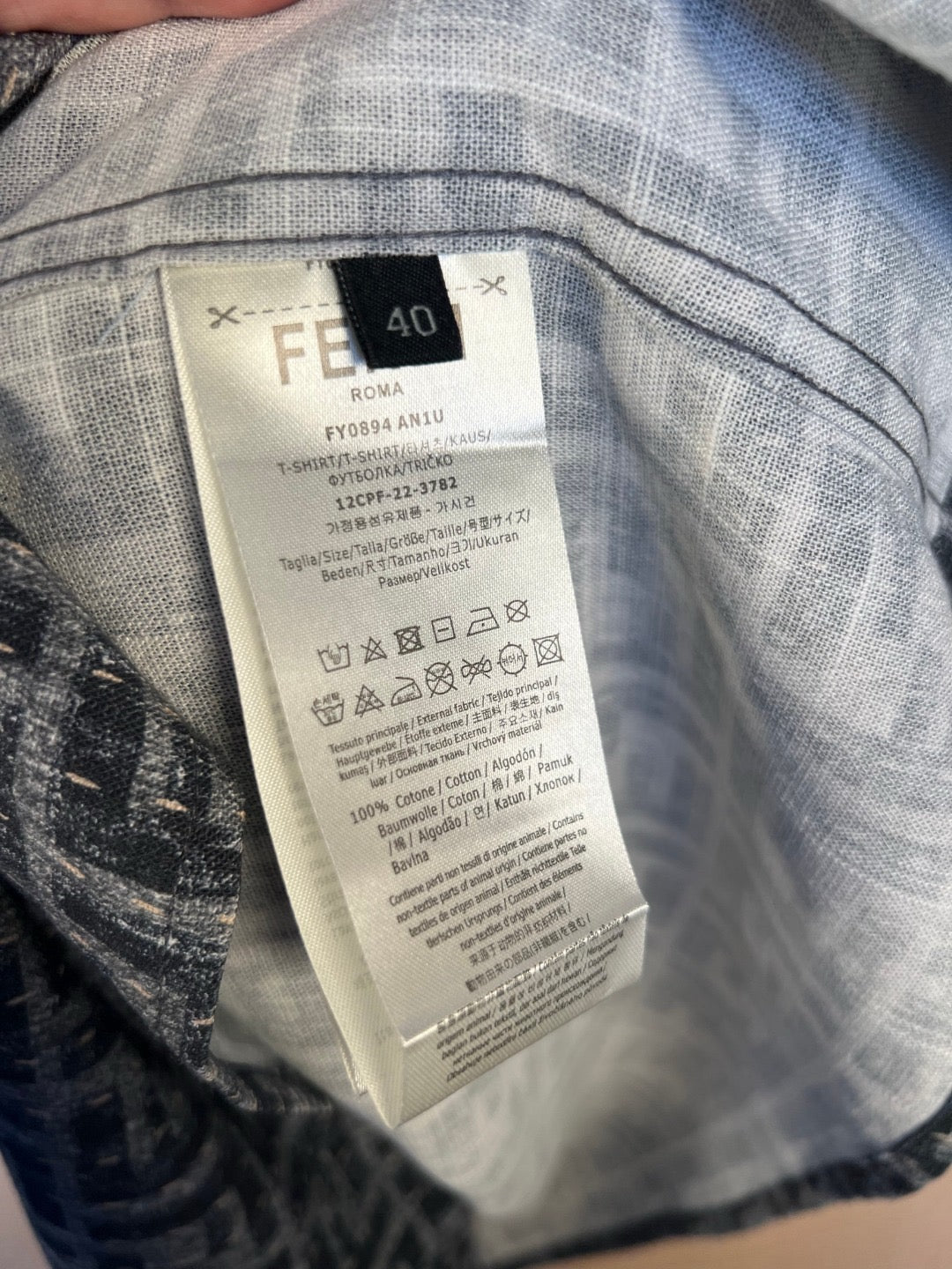 Fend 25ss buttons shirt