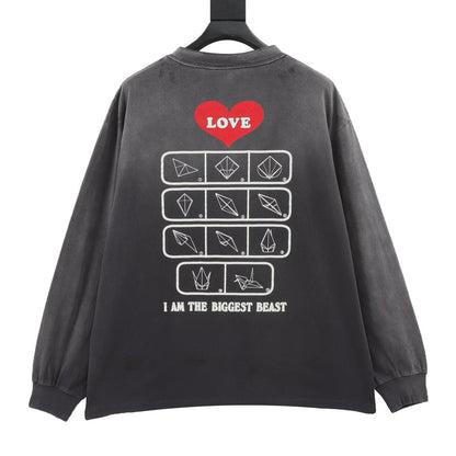 saint mic printed sweatshirt