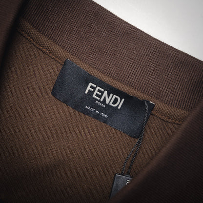 Fend embroidered polo