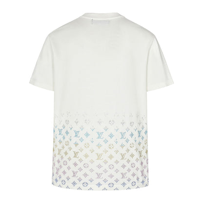 1V 2025new rhinestone t-shirt