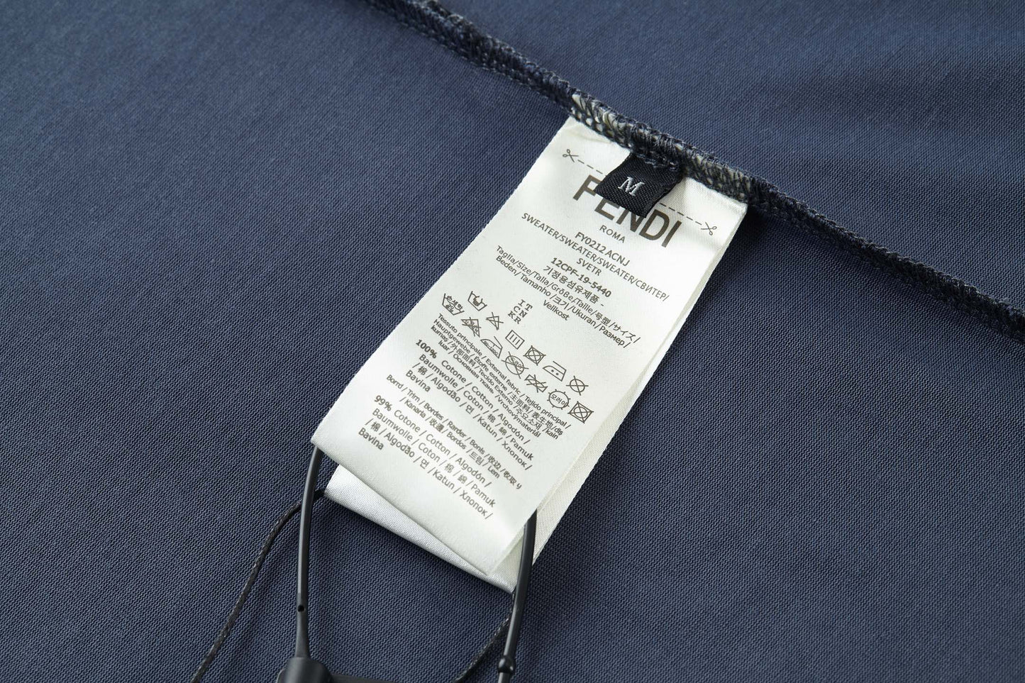 Fend 2025ss embroidered T-shirt