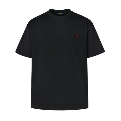 1V 2025ss embroidered T-shirt