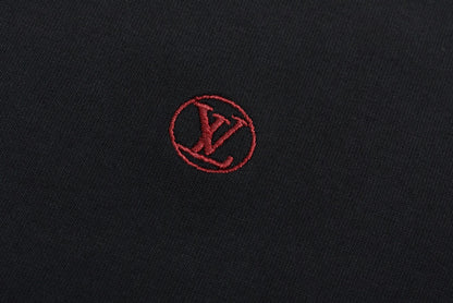 1V 2025ss embroidered T-shirt