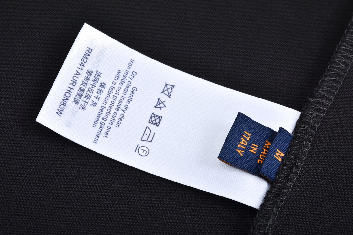 1V 2025ss embroidered T-shirt