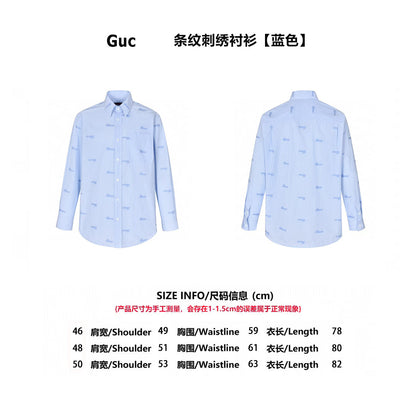 Guc 2025ss embroidered shirt