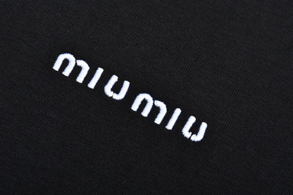 Miu men womens embroidered t-shirt
